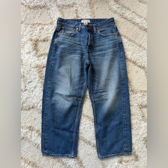 Madewell petite “dart barrel-leg” jean - Picture 5 of 8